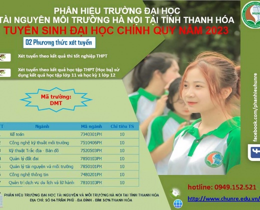 THÔNG BÁO ĐỢT XÉT TUYỂN BỔ SUNG (ĐỢT 2) ĐẠI HỌC CHÍNH QUY NĂM 2023